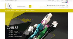 Desktop Screenshot of lifedistribucion.com