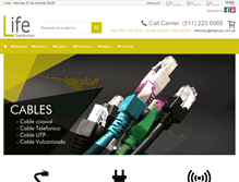 Tablet Screenshot of lifedistribucion.com